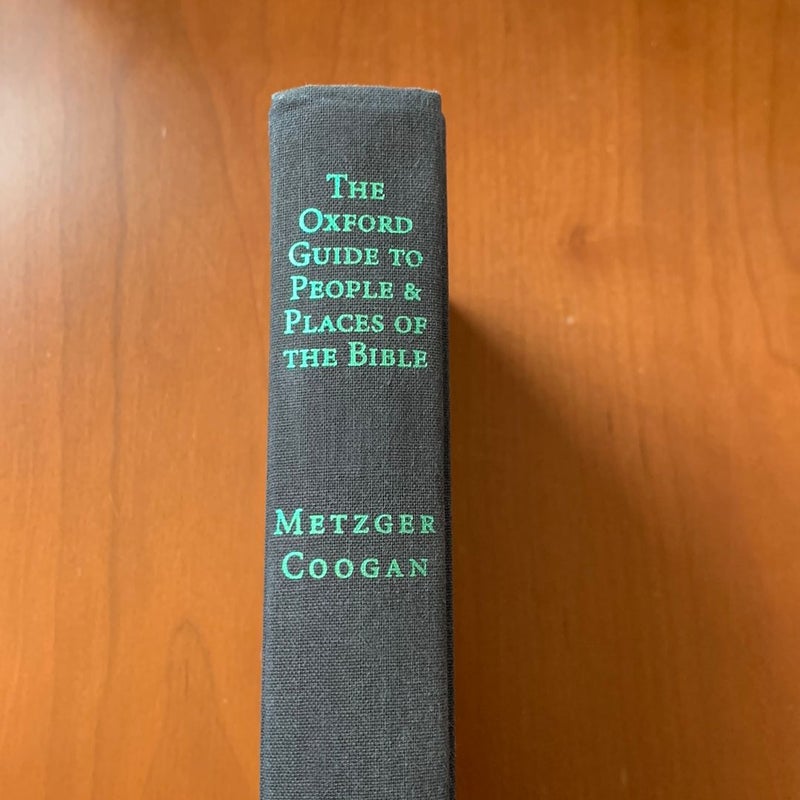 The Oxford Guide to People and Places of the Bible