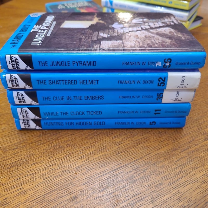 The Hardy Boys random bundle, lot of 5 books