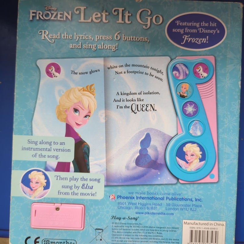 Disney Frozen: Let It Go Sound Book