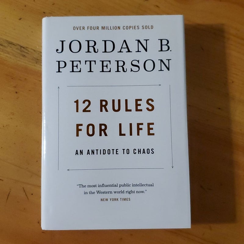 12 Rules for Life by Jordan B. Peterson, Hardcover