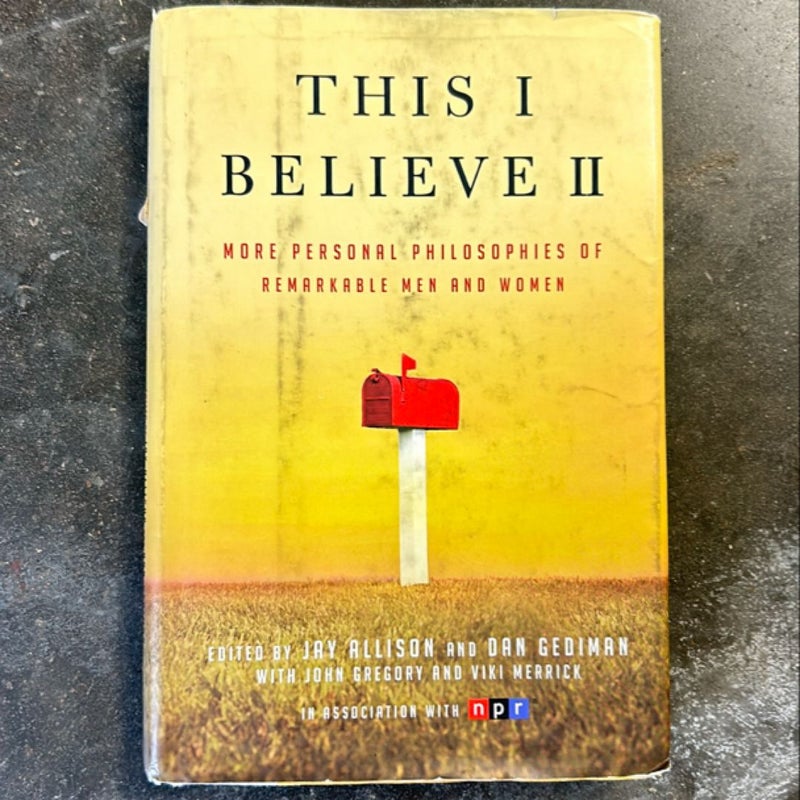 This I Believe II