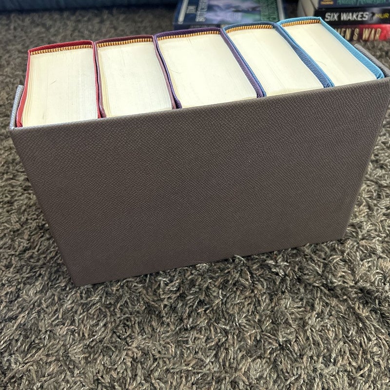 A Song of Ice and Fire Leatherbound Box Set