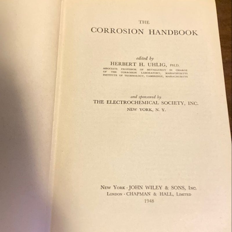 The Corrosion Handbook (1948)