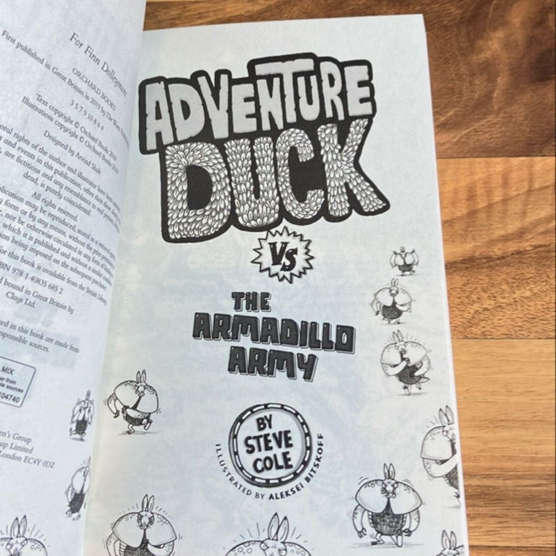 Adventure Duck vs the Armadillo Army