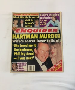 The New National Enquirer Vintage “Hartman Murder” Issue June 1998