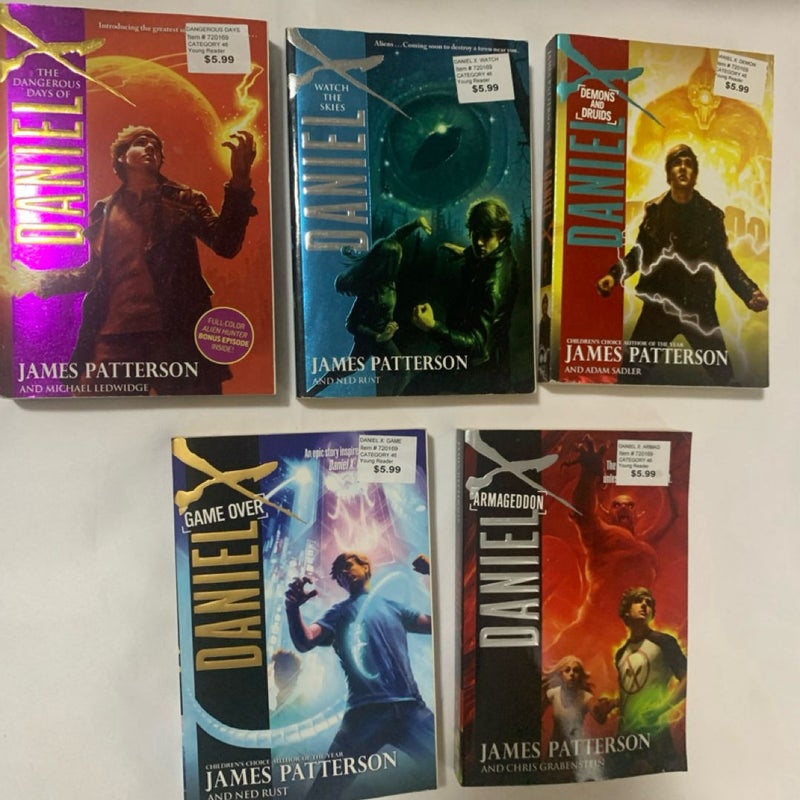 Daniel X Series 5 Books in Paperback, Young Readers James Patterson