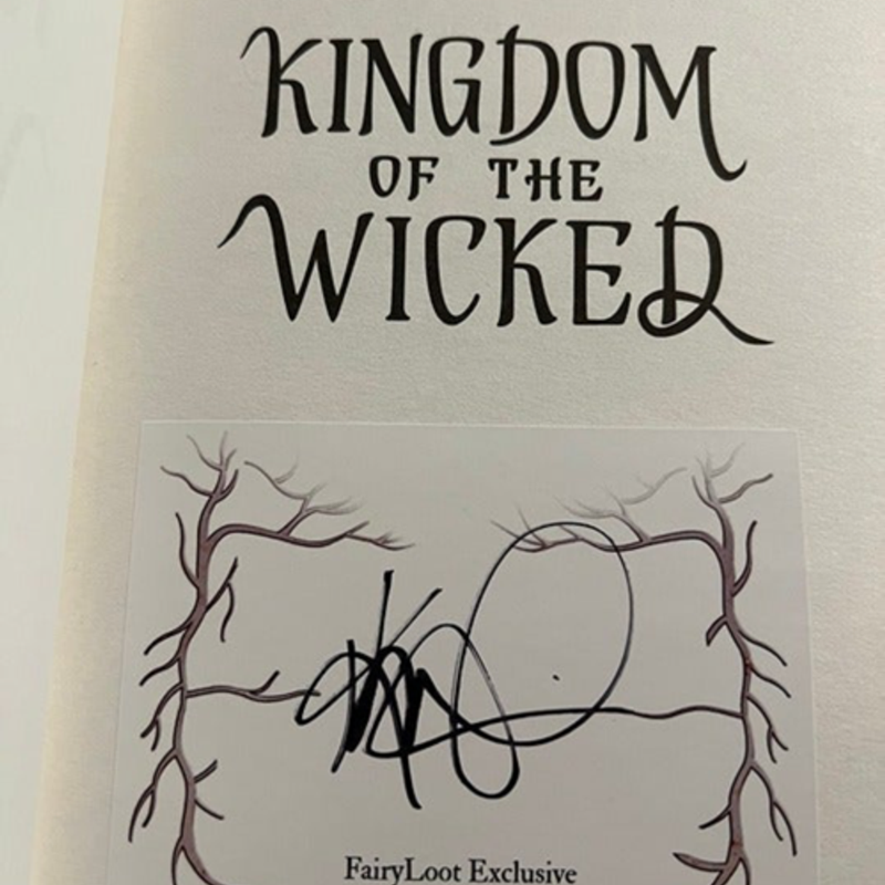 **Fairyloot**Kingdom of the Wicked Trilogy 