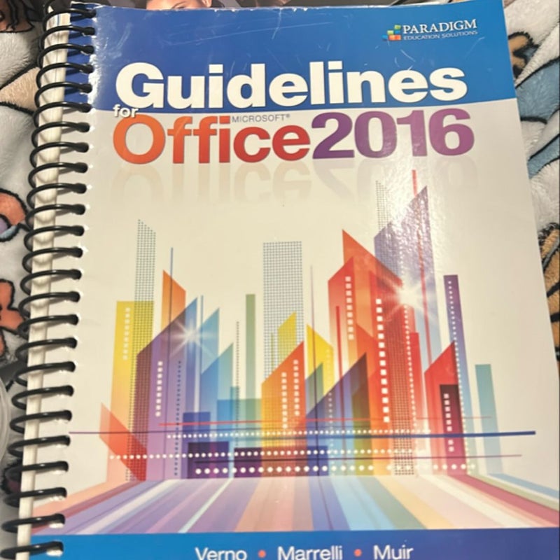 Guidelines for Microsoft Office 2016