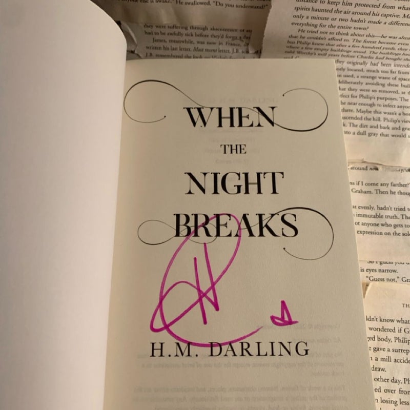 SIGNED: When the Night Breaks 