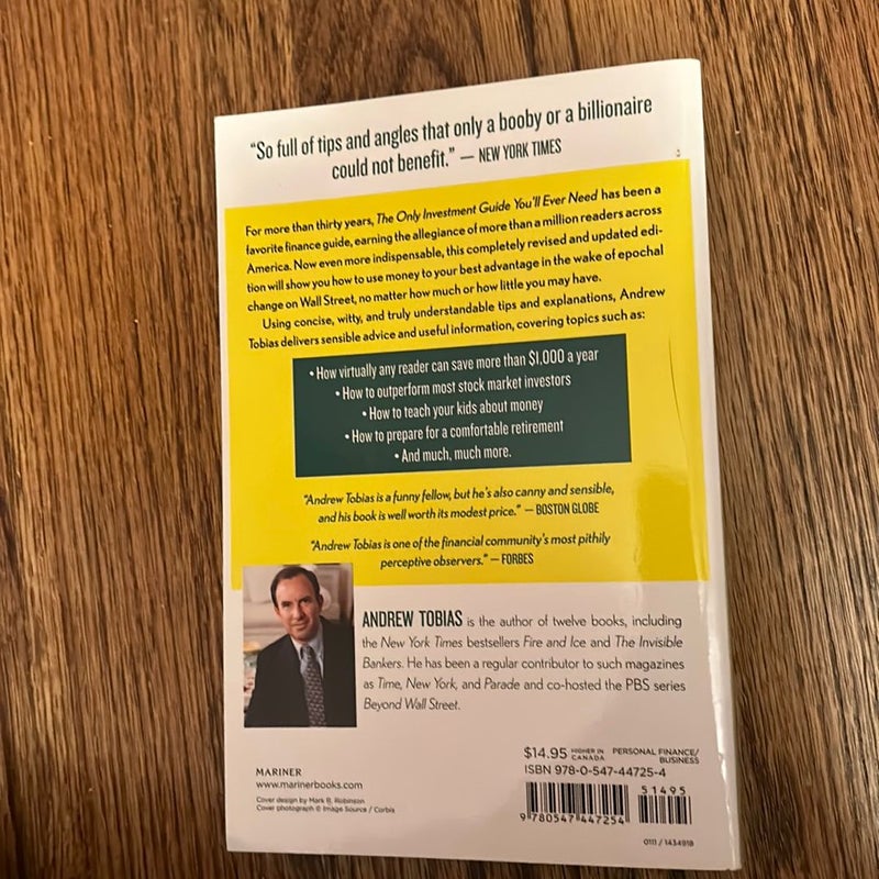 The Only Investment Guide You'll Ever Need by Andrew Tobias
