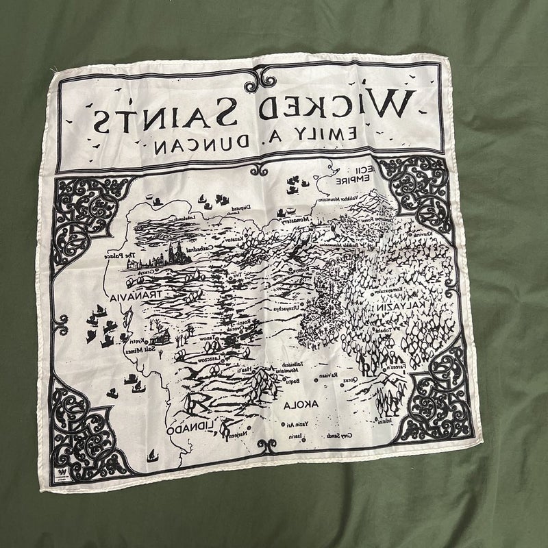 Wicked Saints Silk Map