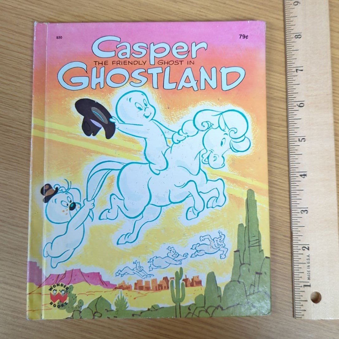 Casper The Friendly Ghost In Ghostland Vintage Childrens Book 1965 (O) AS IS