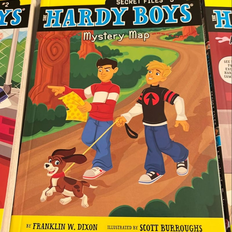 The Hardy Boys Secret Files  #2,3, and 5