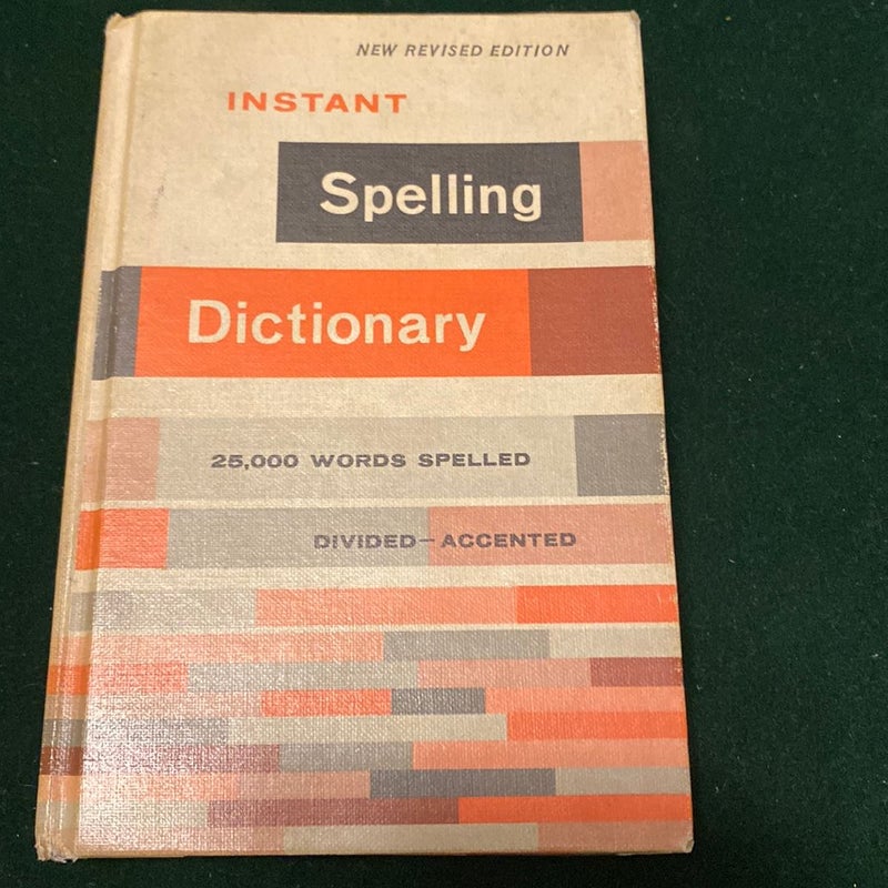 Instant Spelling Dictionary 