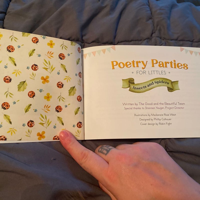 Poetry Parties- Insects and Spiders