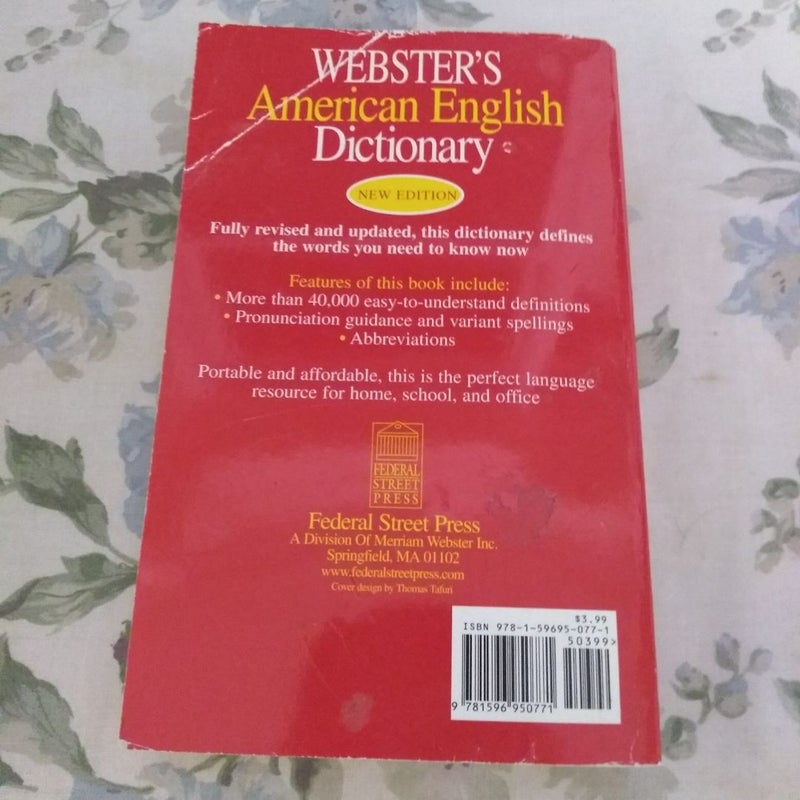 Webster's American English Dictionary