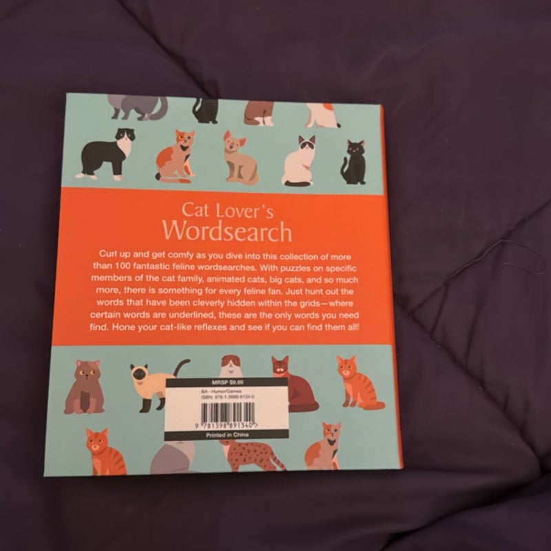 Cat Lover’s Word Search