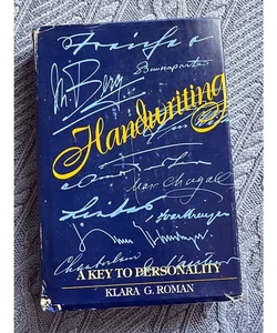 Handwriting, a Key to Personality