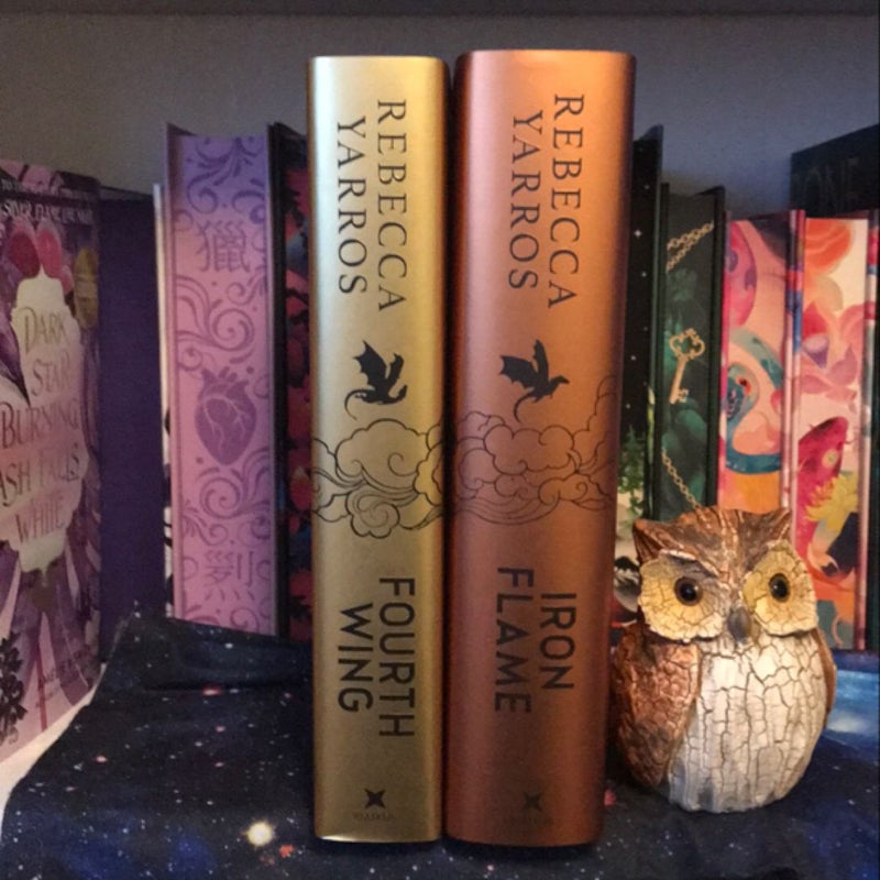 Fourth Wing and Iron Flame *Fairyloot* editions