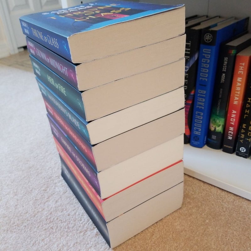 Throne of Glass Complete series 