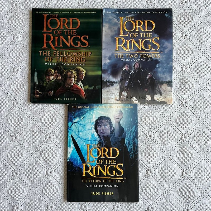 The Lord of the Rings Ultimate Visual Companion 3 Book Set