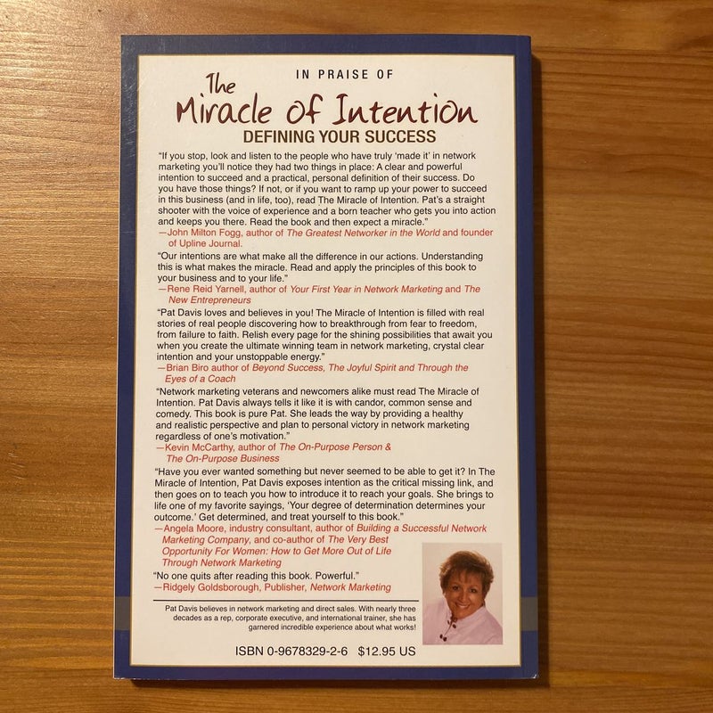 The Miracle of Intention