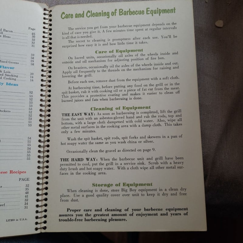 Big Boy Barbecue Book