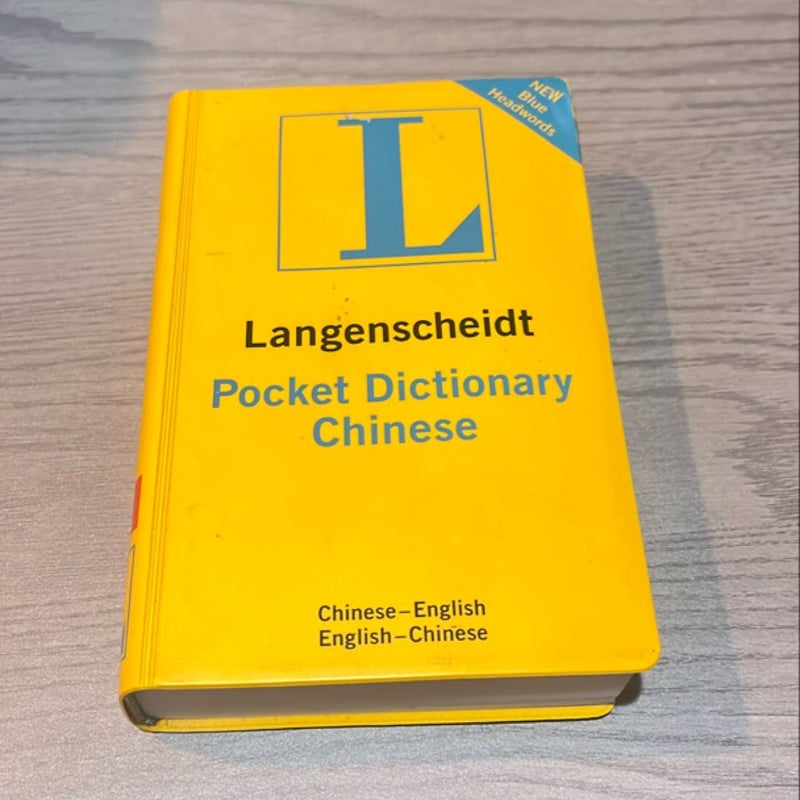 Langenscheidt's Pocket Dictionary Mandarin Chinese