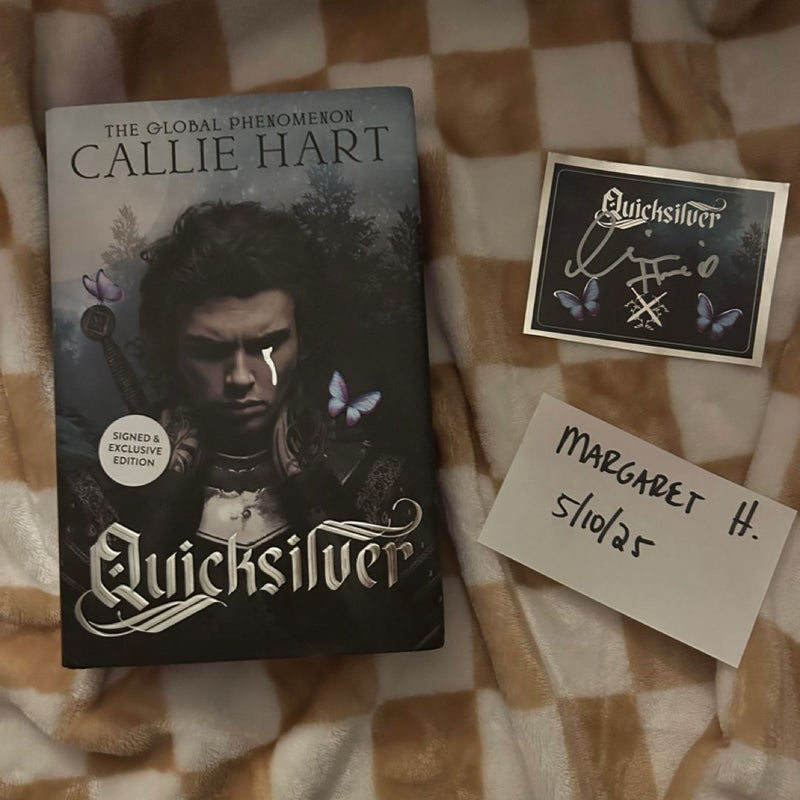 Quicksilver Waterstone’s Exclusive; Purple Edges *UNSIGNED*