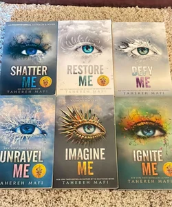 shatter me series - books 1-6