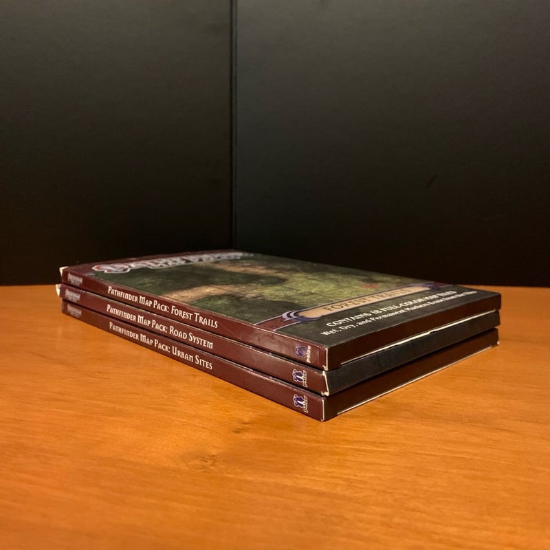 Pathfinder Map Pack Lot: Forest Trails, Road System, Urban Sites