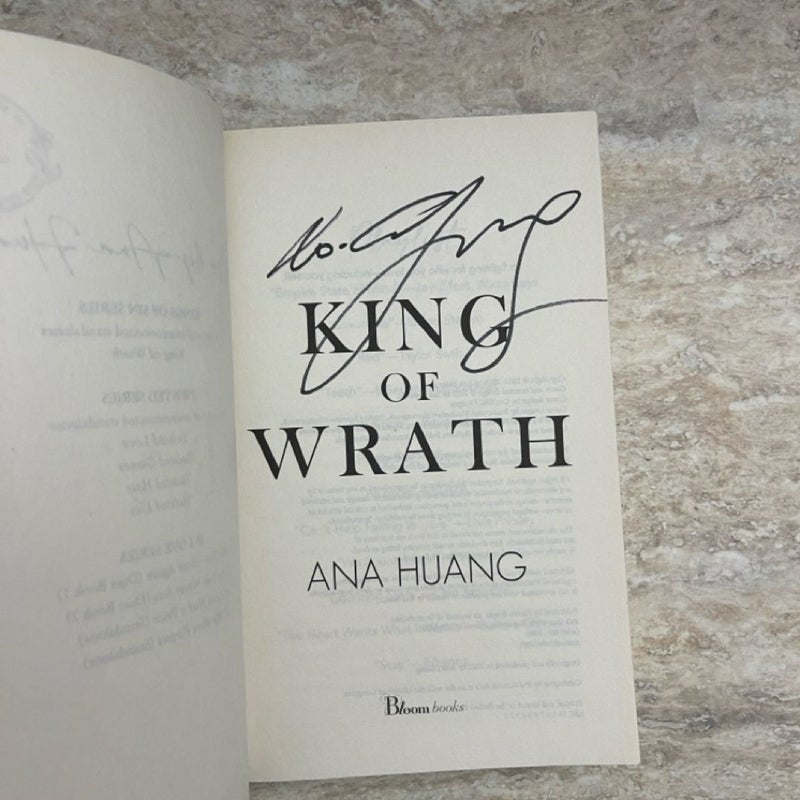 Signed King Of Wrath Barnes and Nobel Exclusive