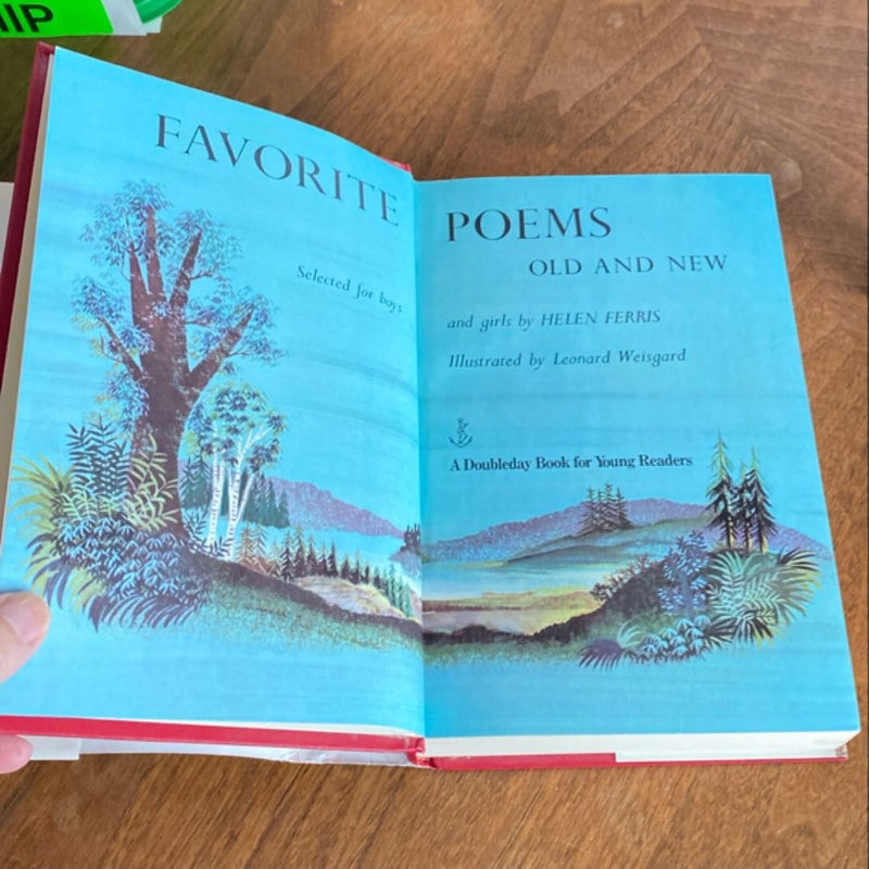 Favorite Poems Old and New