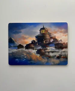Mount Olympus Inspired Wooden Postcard (Fairyloot)