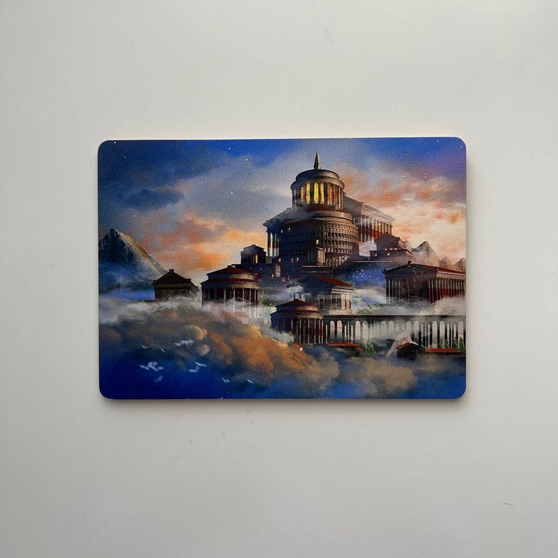 Mount Olympus Inspired Wooden Postcard (Fairyloot)