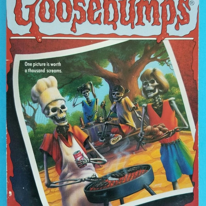 VINTAGE 90s GOOSEBUMPS R.L. STINE BOOKS SAY CHEESE AND DIE - AGAIN SER. #4 & #44