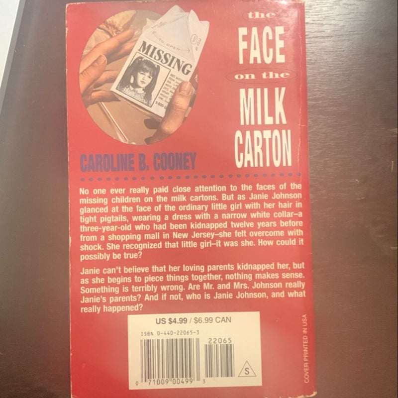 The Face on the Milk Carton