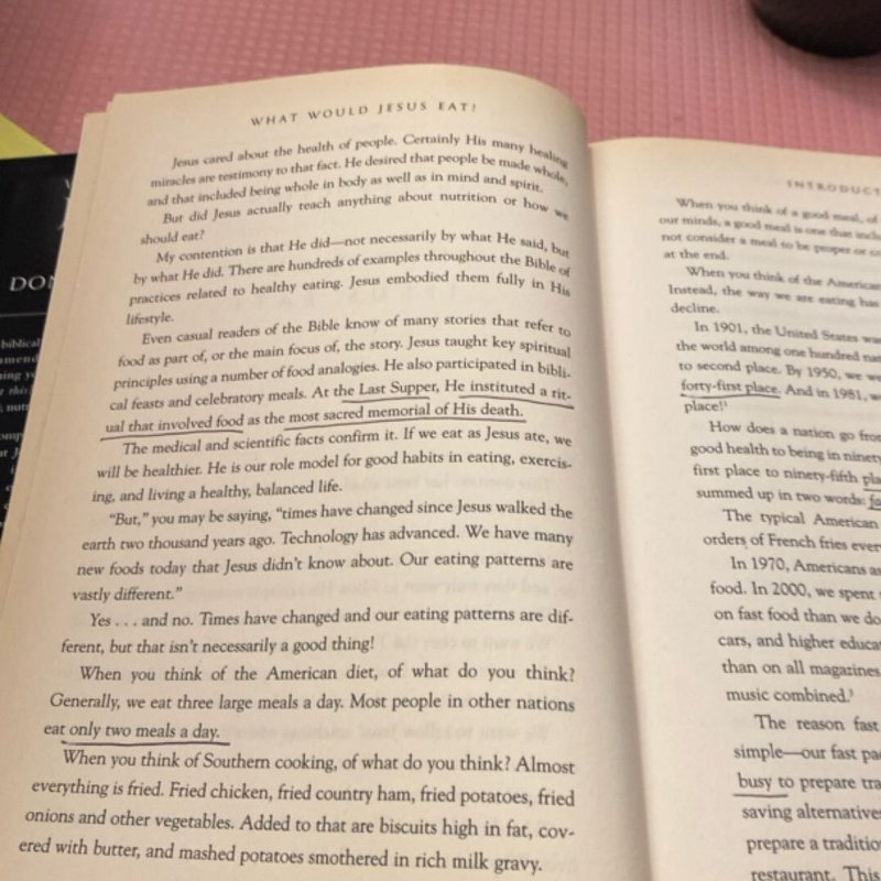 What Would Jesus Eat?