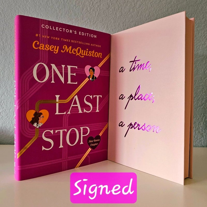 One Last Stop SIGNED by Casey McQuiston Collector's Edition FIRST Edition (2023)