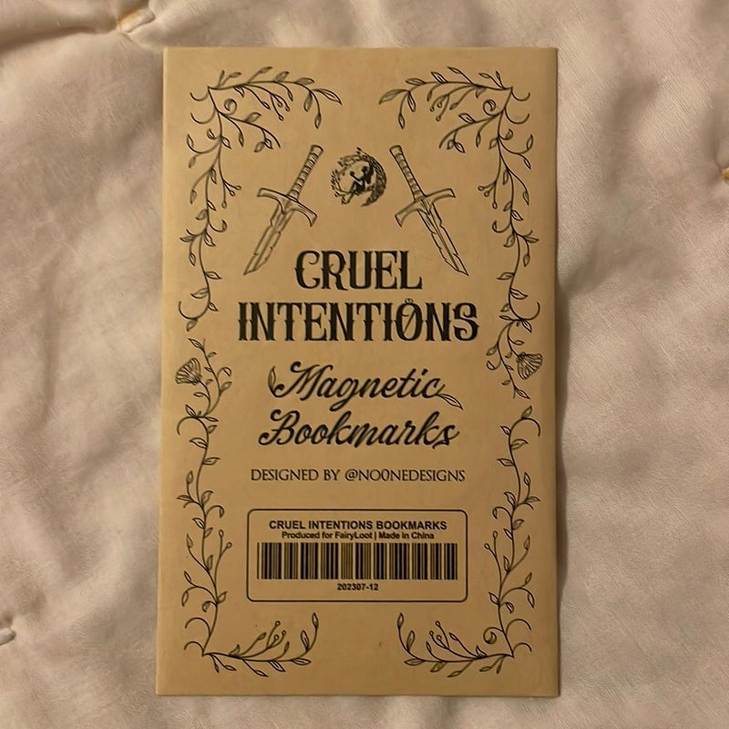 FairyLoot Cruel Intentions Bookmarks 