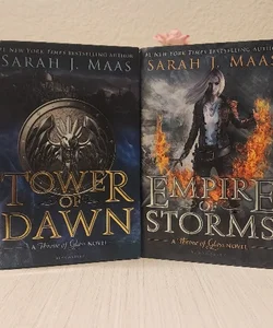 Tower or Dawn and Empire of Storms by Sarah J Maas