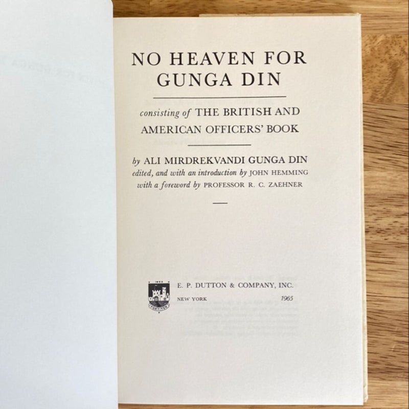 No Heaven for Gunga Din