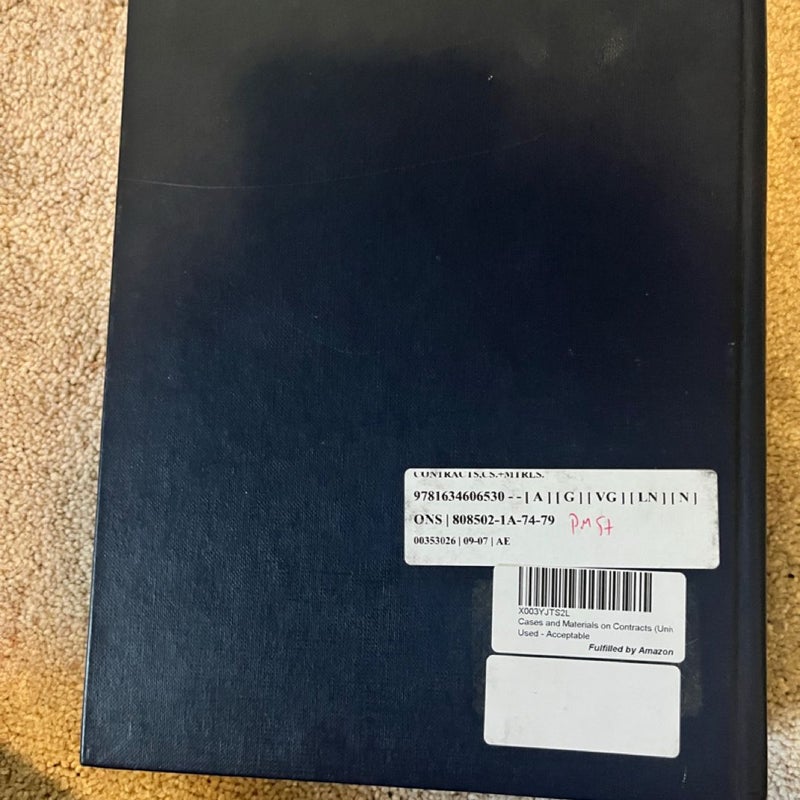 Cases and Materials on Contracts