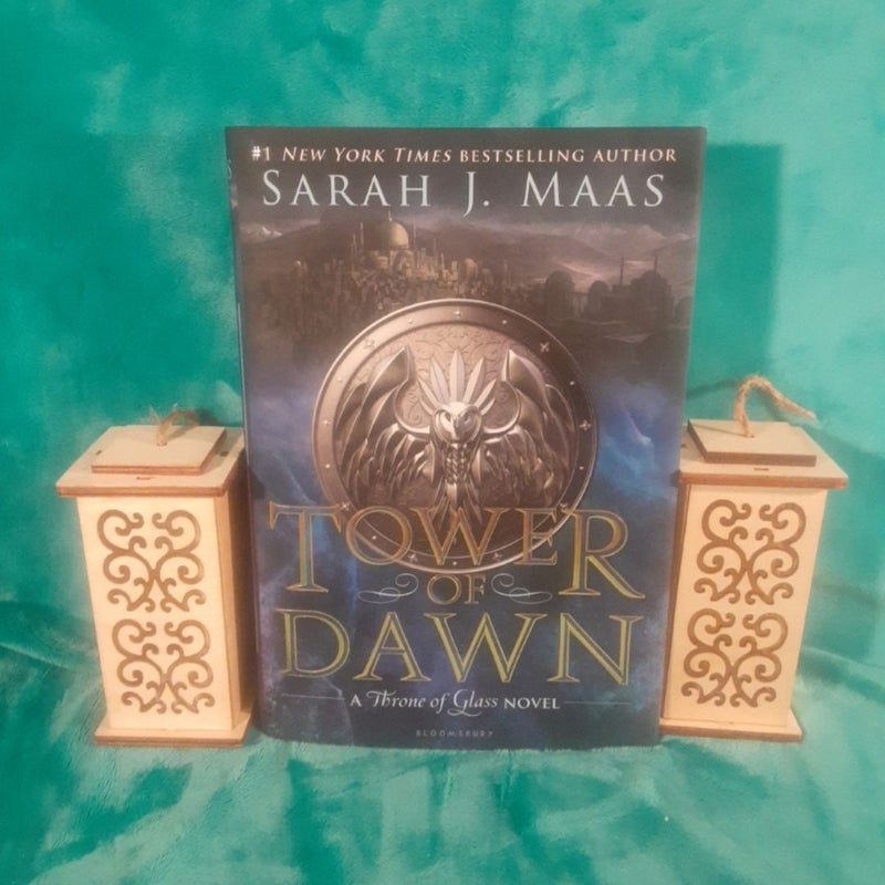 Tower Of Dawn Original Cover Target Exclusive Edition with endpaper art! Hardcover By Sarah J Maas! Book 6 of series