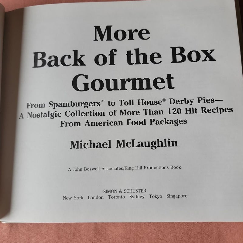 More Back of the Box Gourmet