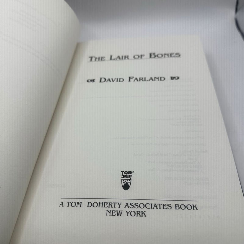 The Lair of Bones (true 1st Ed 1st printing)