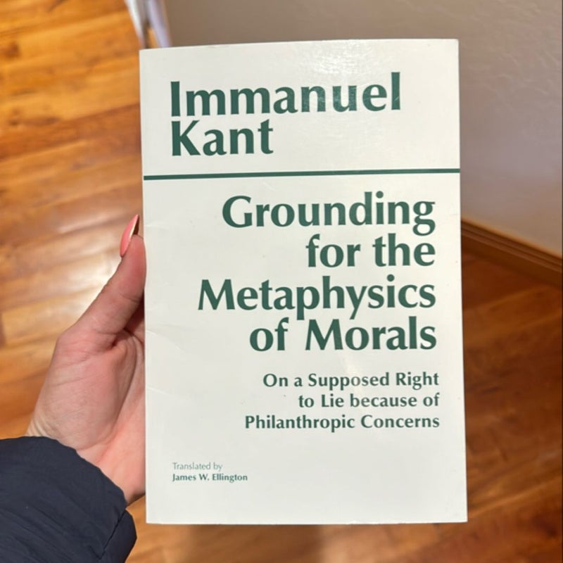 Grounding for the Metaphysics of Morals