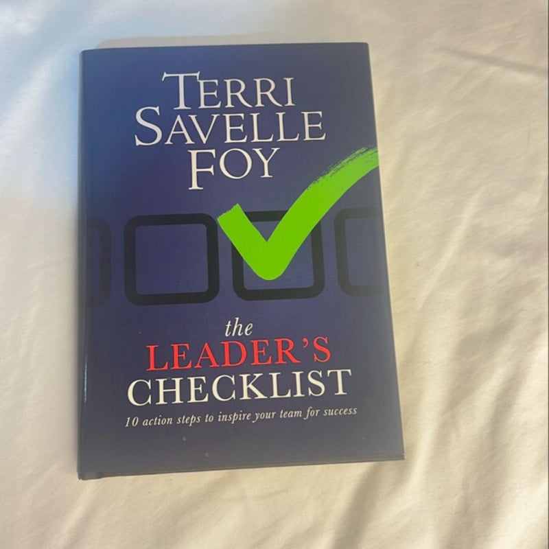 The Leader's Checklist