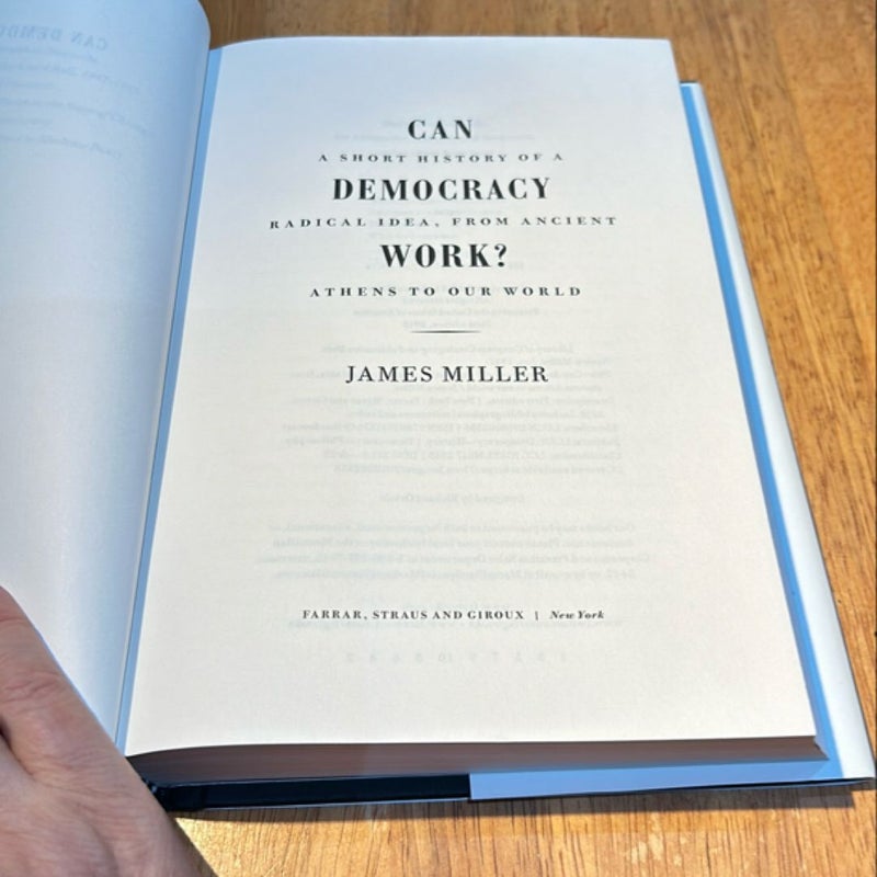 Can Democracy Work?