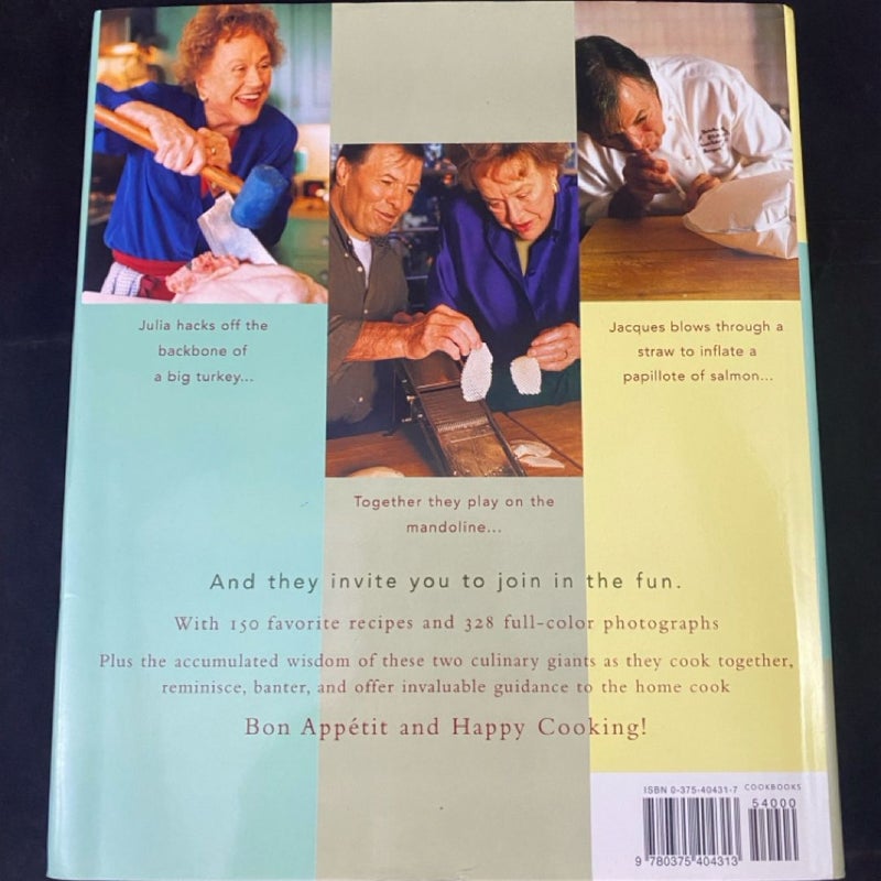 Julia and Jacques Cooking at Home Julia Child Jacques Pepin Hardcover